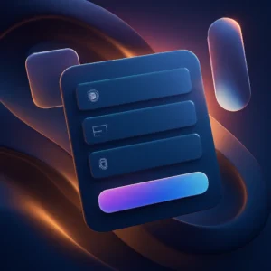 User Registration Form Widget